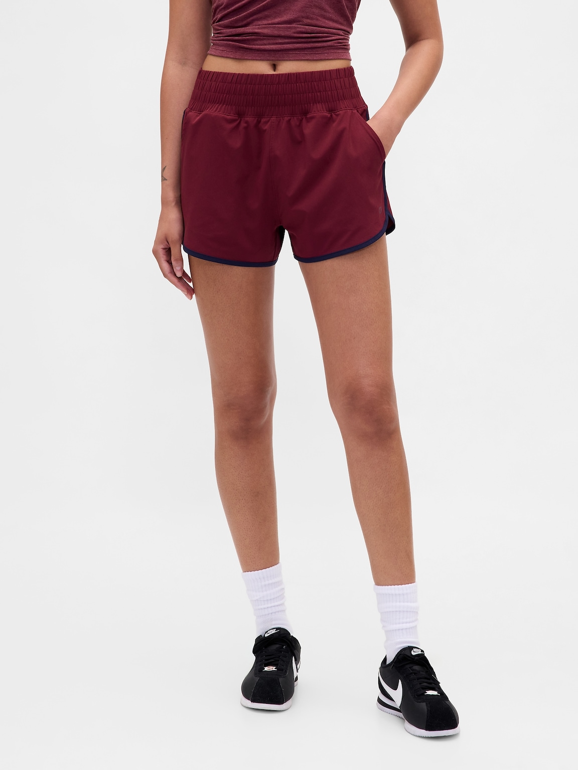 GapFit High Rise Running Shorts
