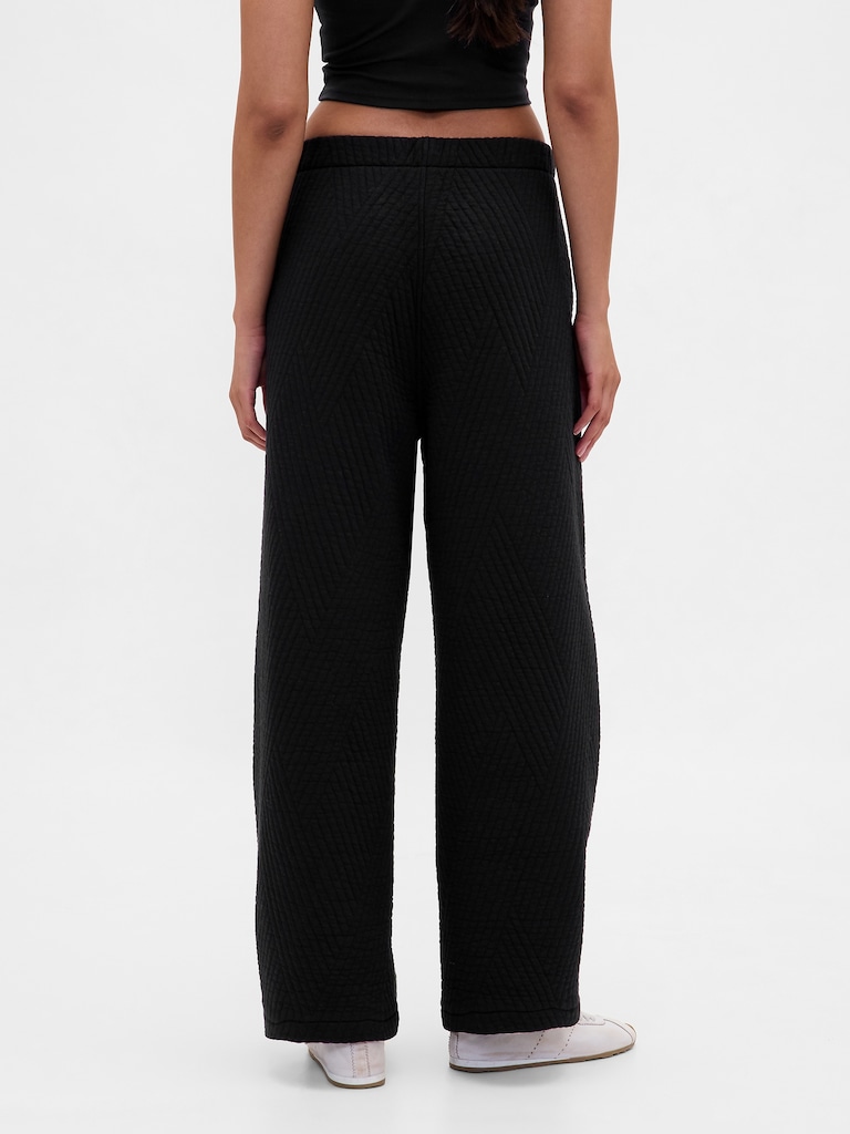 GapFit Quilted Jacquard Barrel Pants