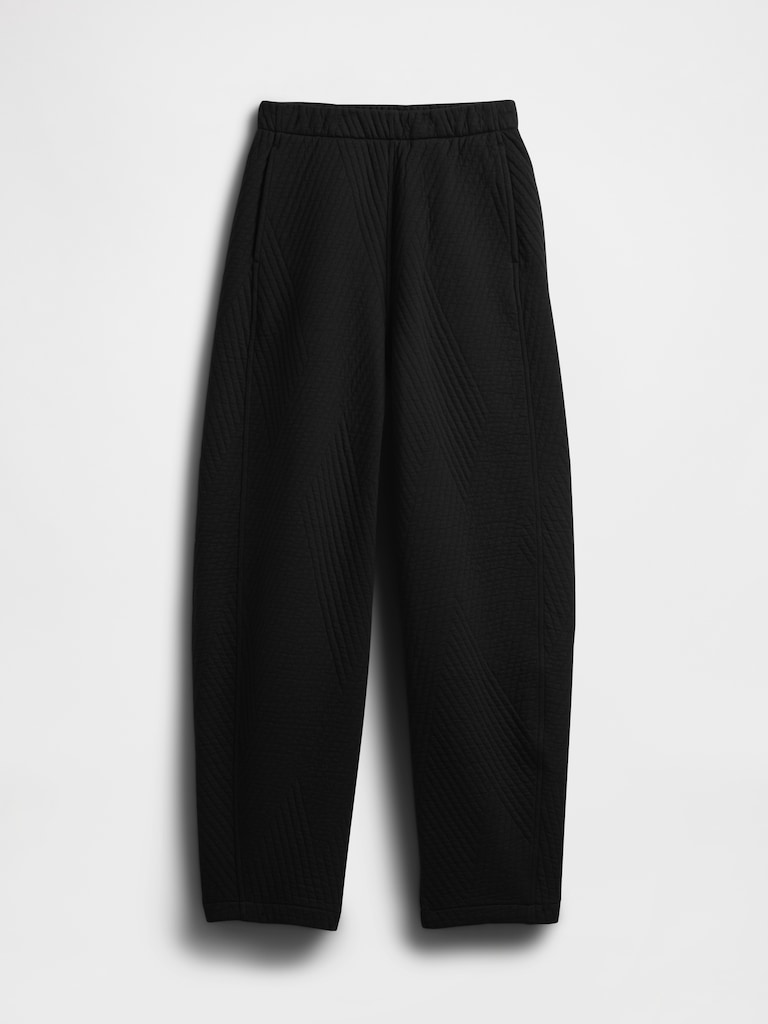 GapFit Quilted Jacquard Barrel Pants
