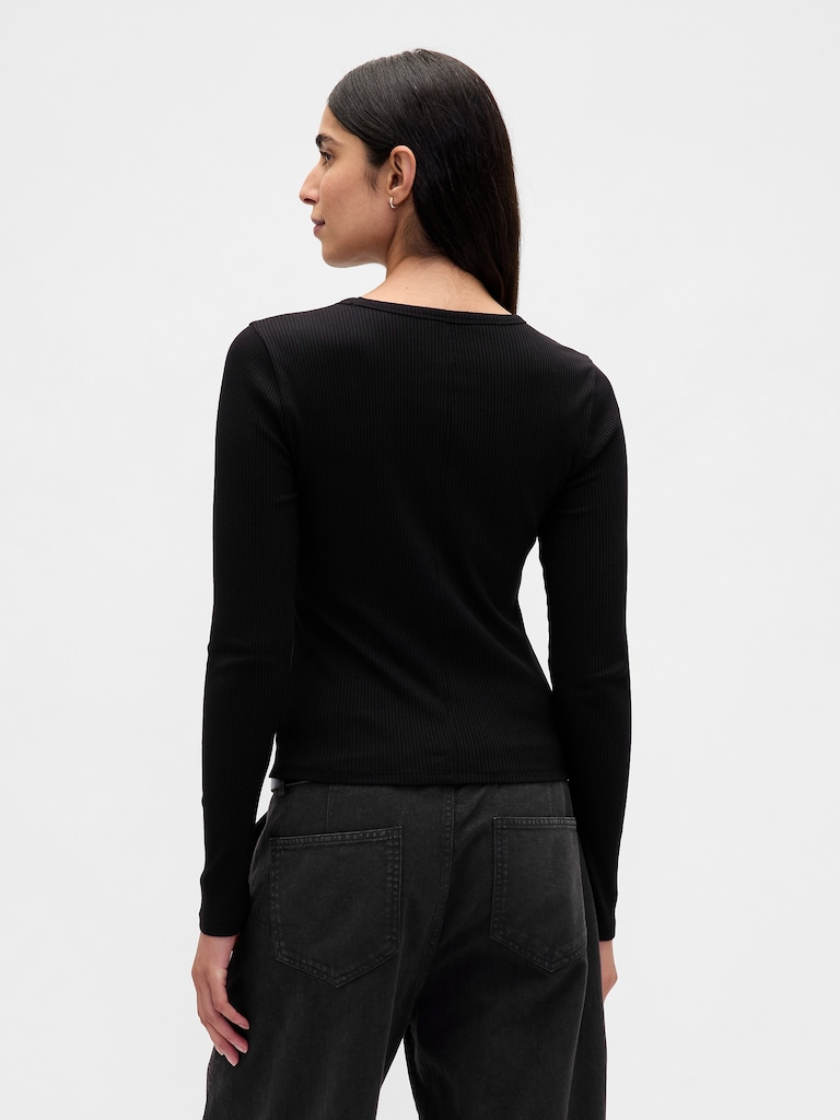 Modern Rib Crop T-Shirt