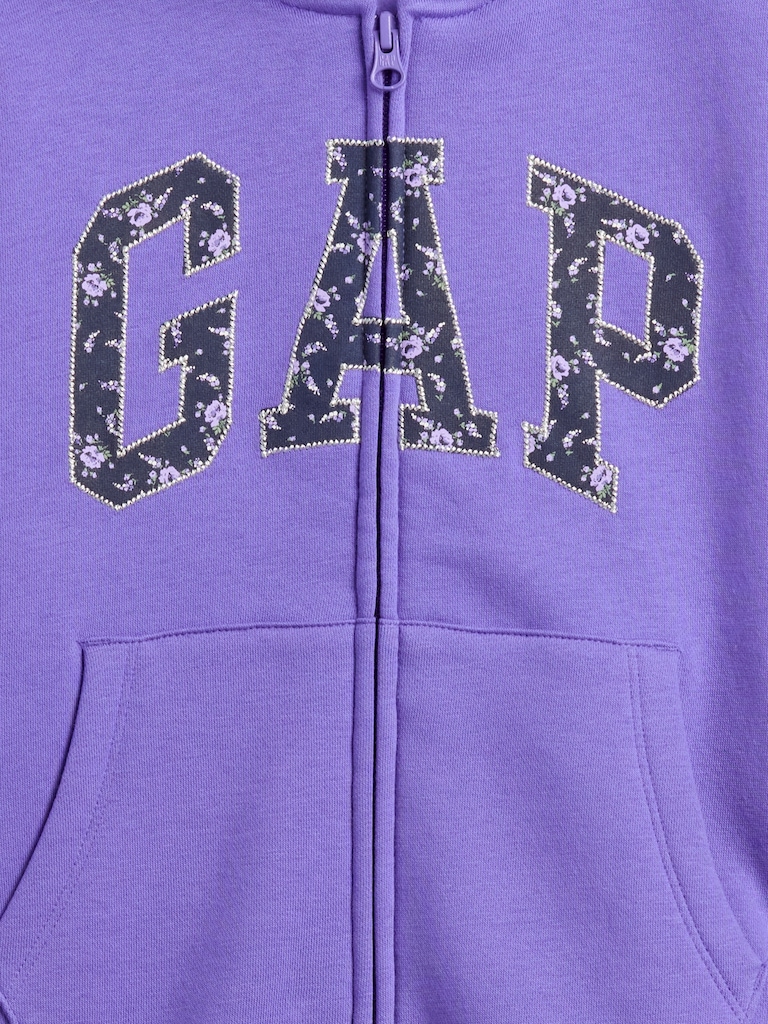 Kids VintageSoft Logo Zip Hoodie