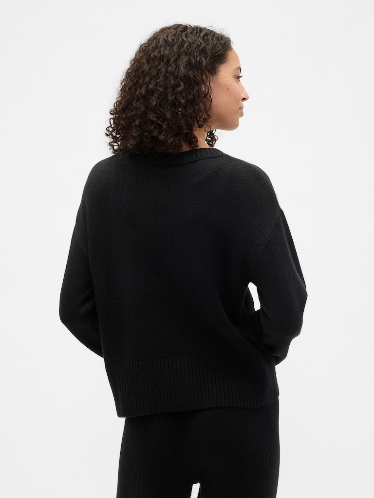 CashSoft Relaxed Crewneck Sweater