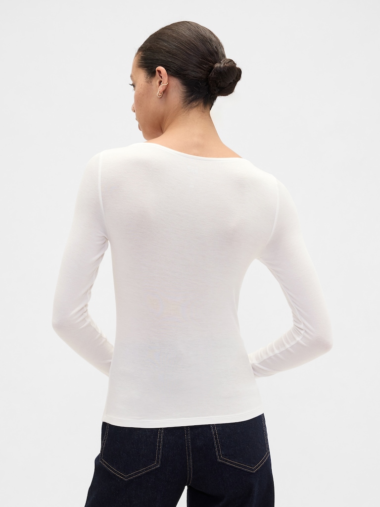 Twist Boatneck Top