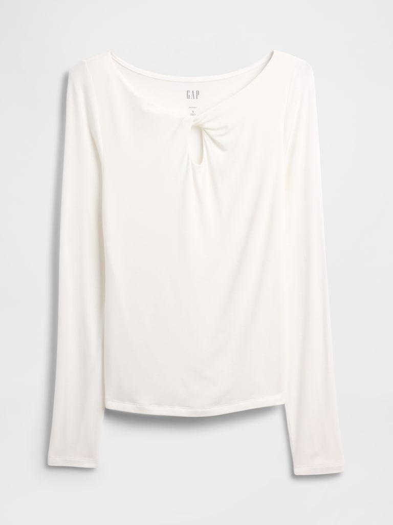 Twist Boatneck Top