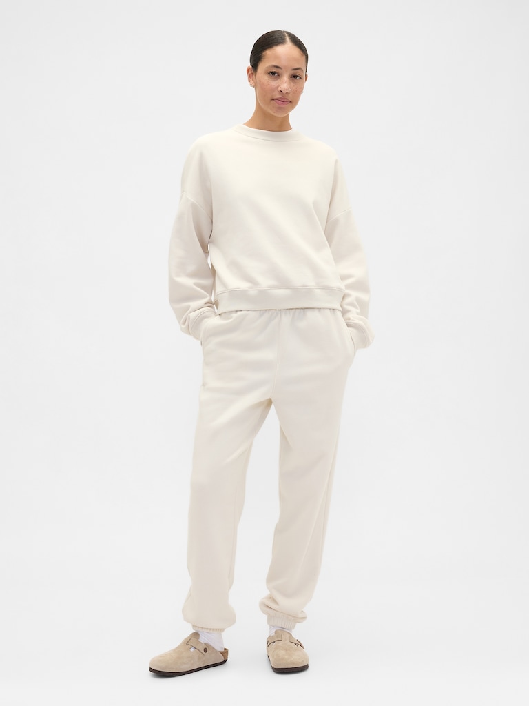 Relaxed Wedge Crewneck Sweatshirt