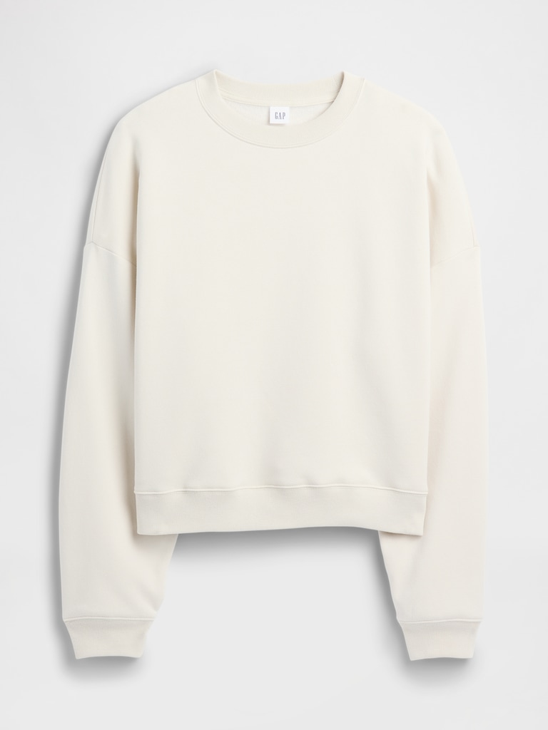 Relaxed Wedge Crewneck Sweatshirt