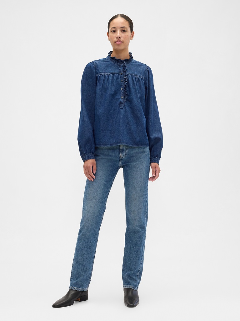 Oversized Ruffle Top