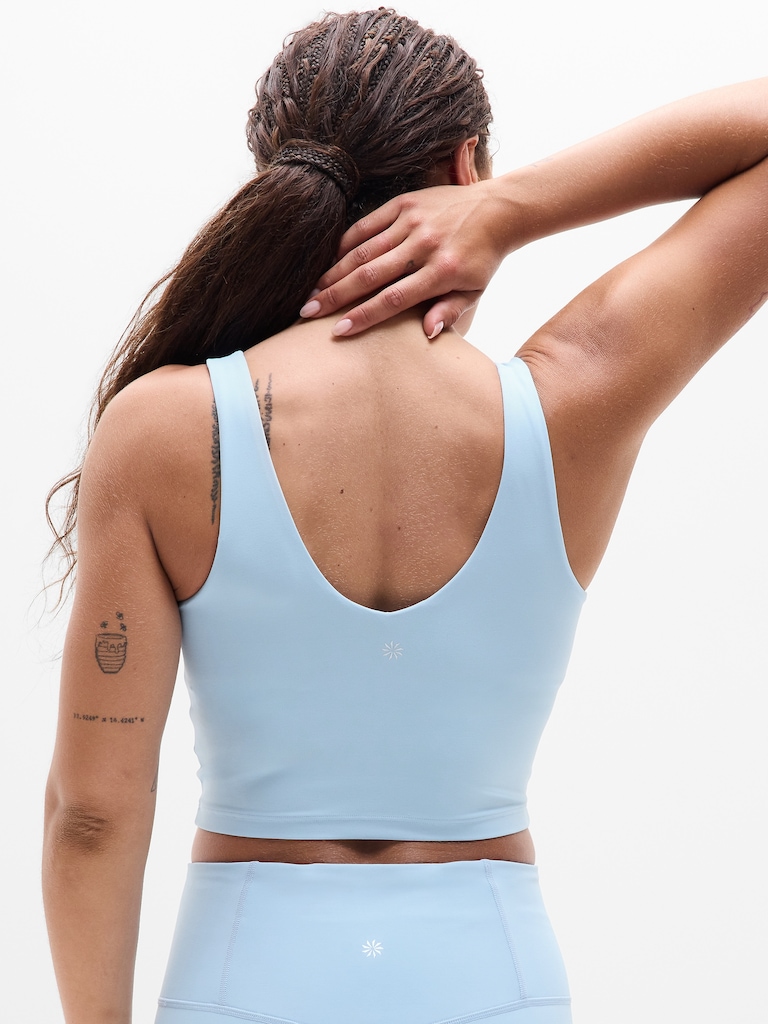 Transcend V-Neck Crop Sports Bra A-C