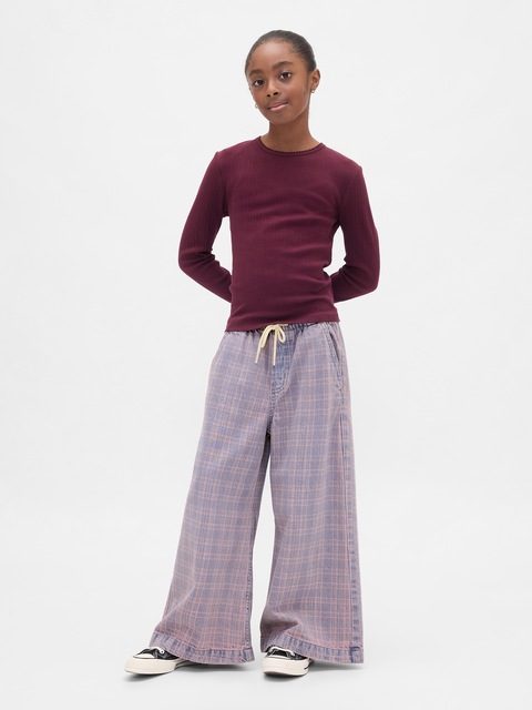 Pantalon jogger droit - Taille régulière - Longue - Noir - ENFANT | H&M BE