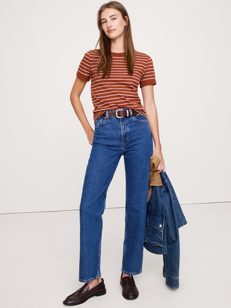 Slim Vintage Cotton Crew-Neck T-Shirt