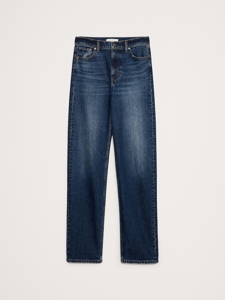 High-Rise 90S Straight Jean