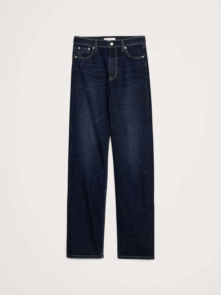 High-Rise 90S Straight Jean