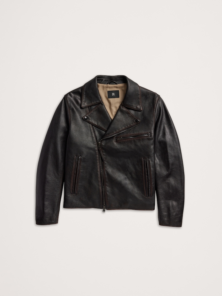 Leather Moto Jacket