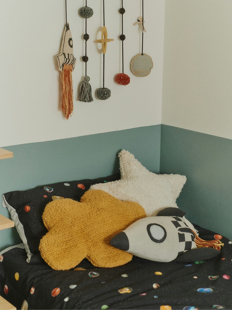 Lorena Canals Knitted Cushion Rocket