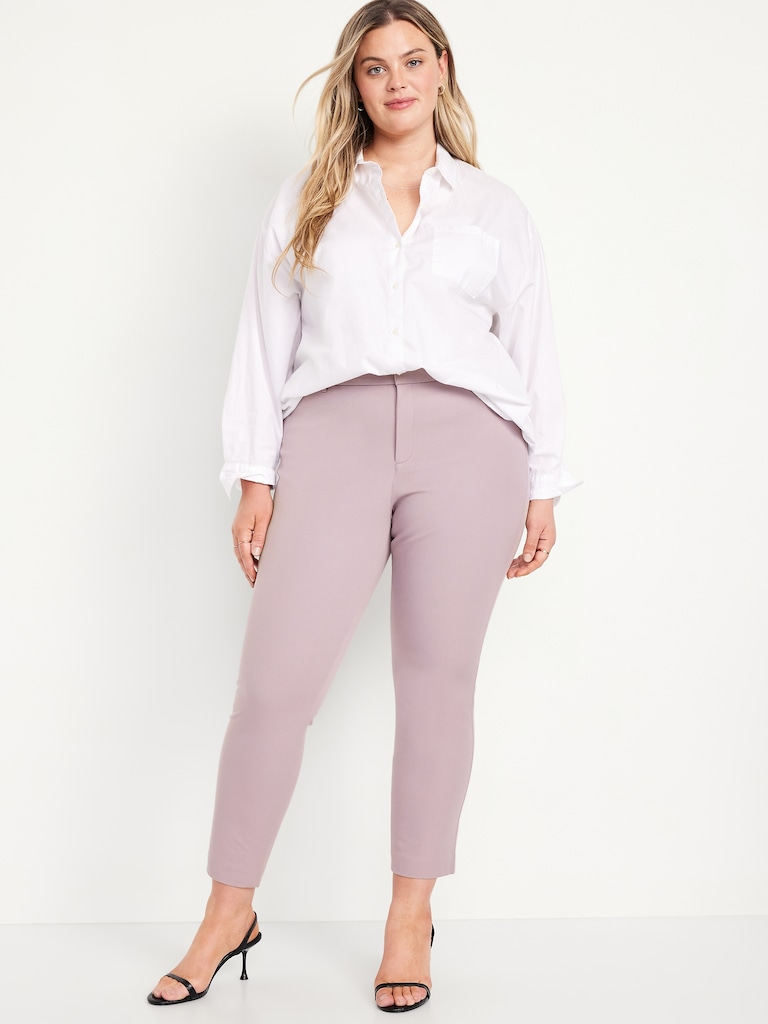 High-Waisted Pixie Skinny Ankle Pants