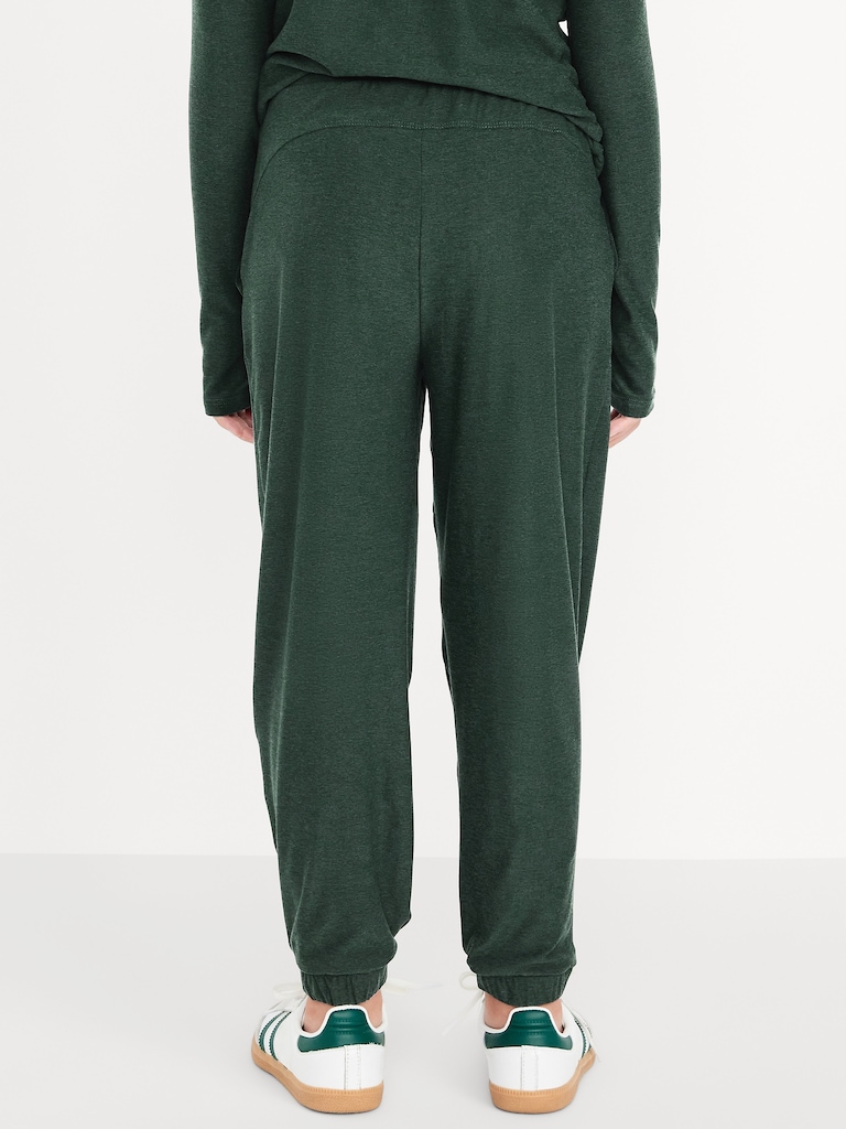 CloudMotion High-Waisted Jogger Sweatpants for Girls