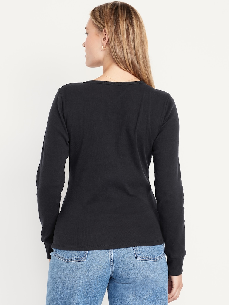 Cozy Snug Crew-Neck Henley
