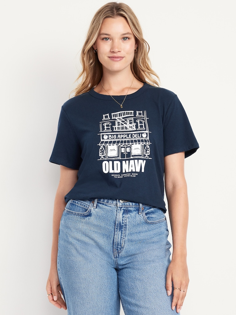 EveryWear Crew-Neck Logo-Graphic T-Shirt