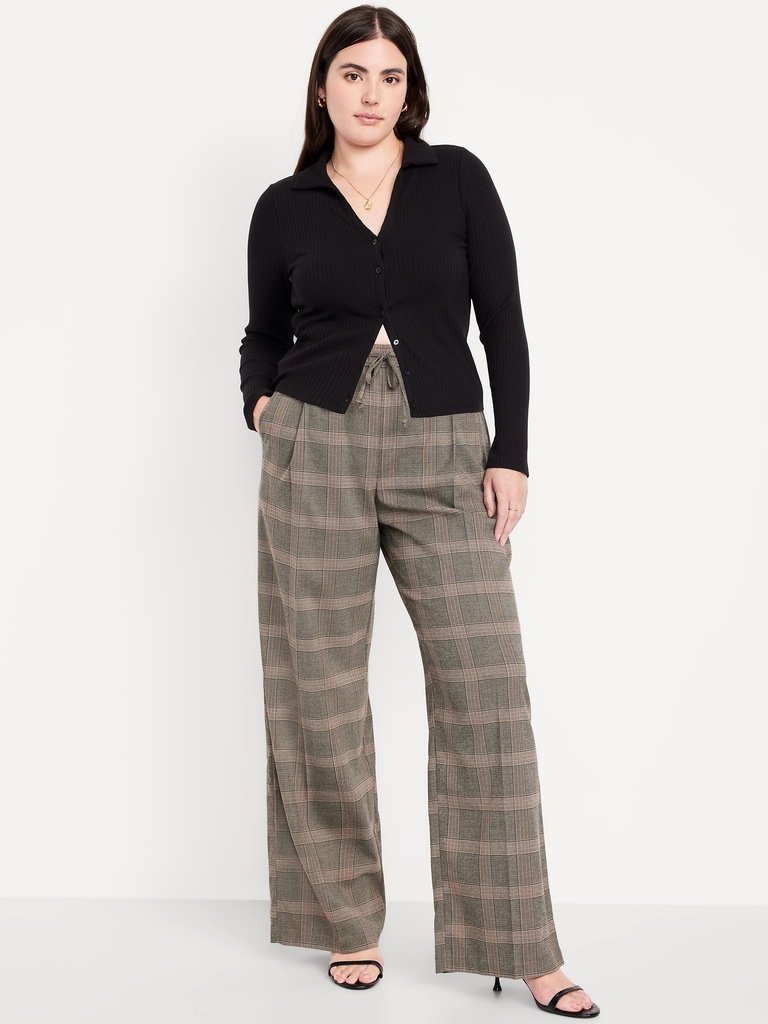 High-Waisted Bille Wide-Leg Trouser
