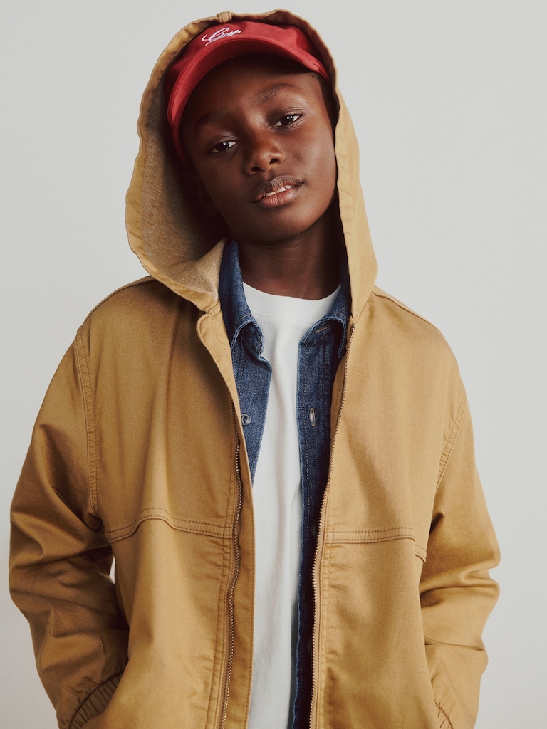 Kids Knit Denim Jacket