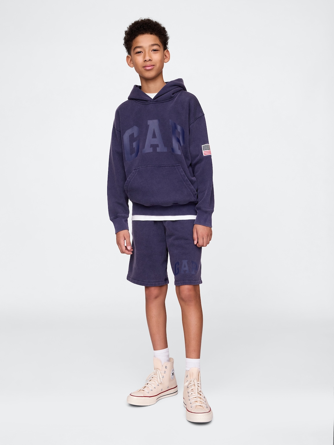 Kids VintageSoft Logo Sweat Shorts