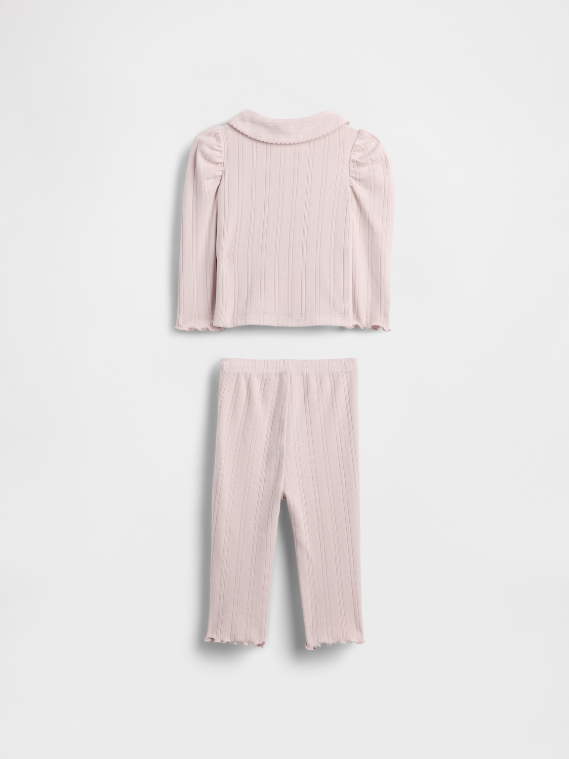 Baby Softspun Pointelle Rib Outfit Set