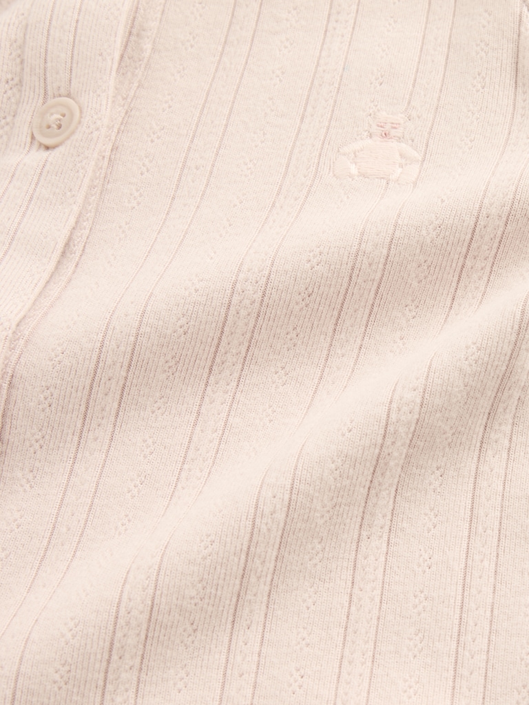 Baby Softspun Pointelle Rib Outfit Set