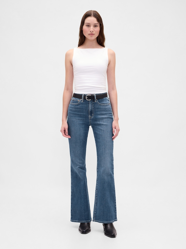 High Rise '70s Flare Jeans