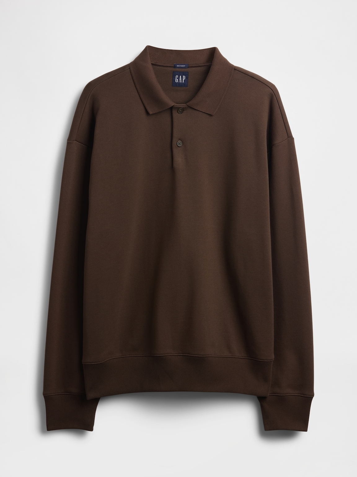 Heavyweight Oversized Polo Sweatshirt