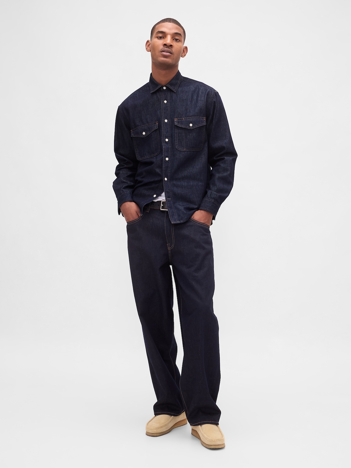 UltraSoft Denim Relaxed Shirt