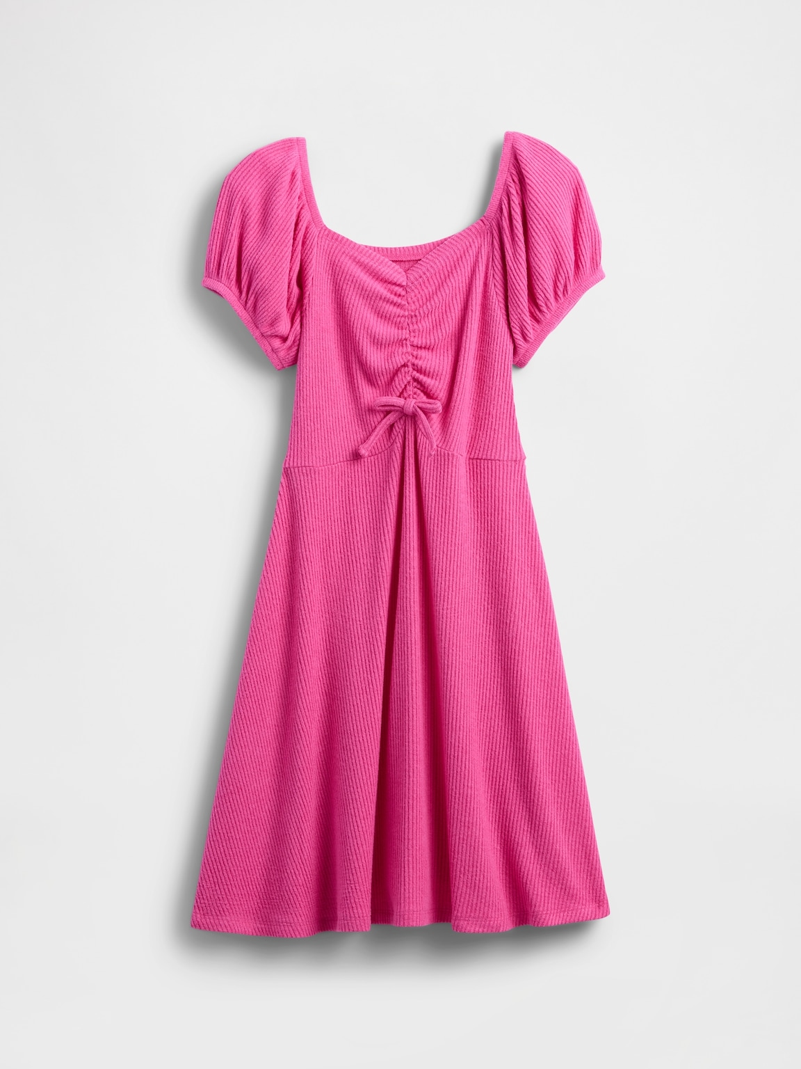 Kids Ruched Rib Dress