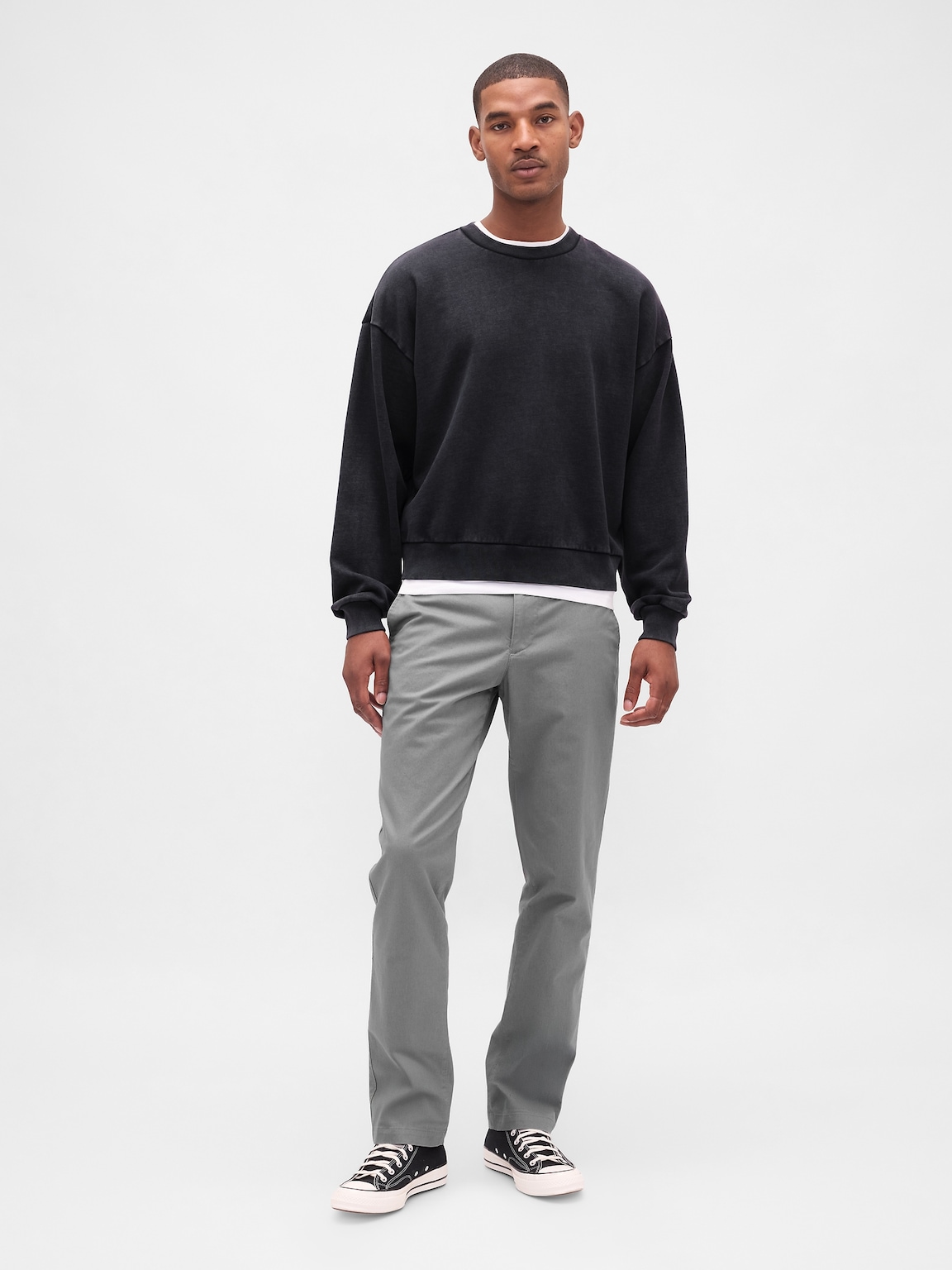 Modern Straight Khakis