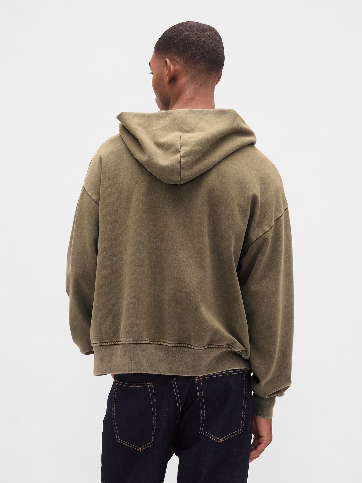 Heavyweight Oversized Zip Hoodie
