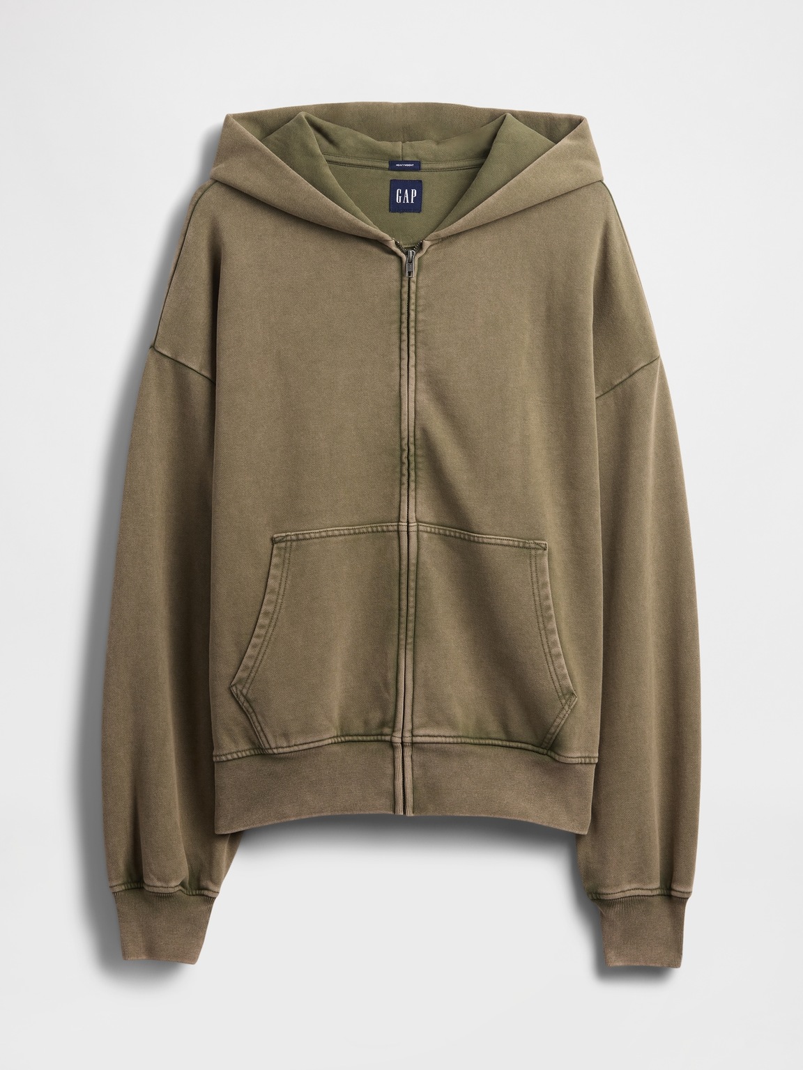 Heavyweight Oversized Zip Hoodie