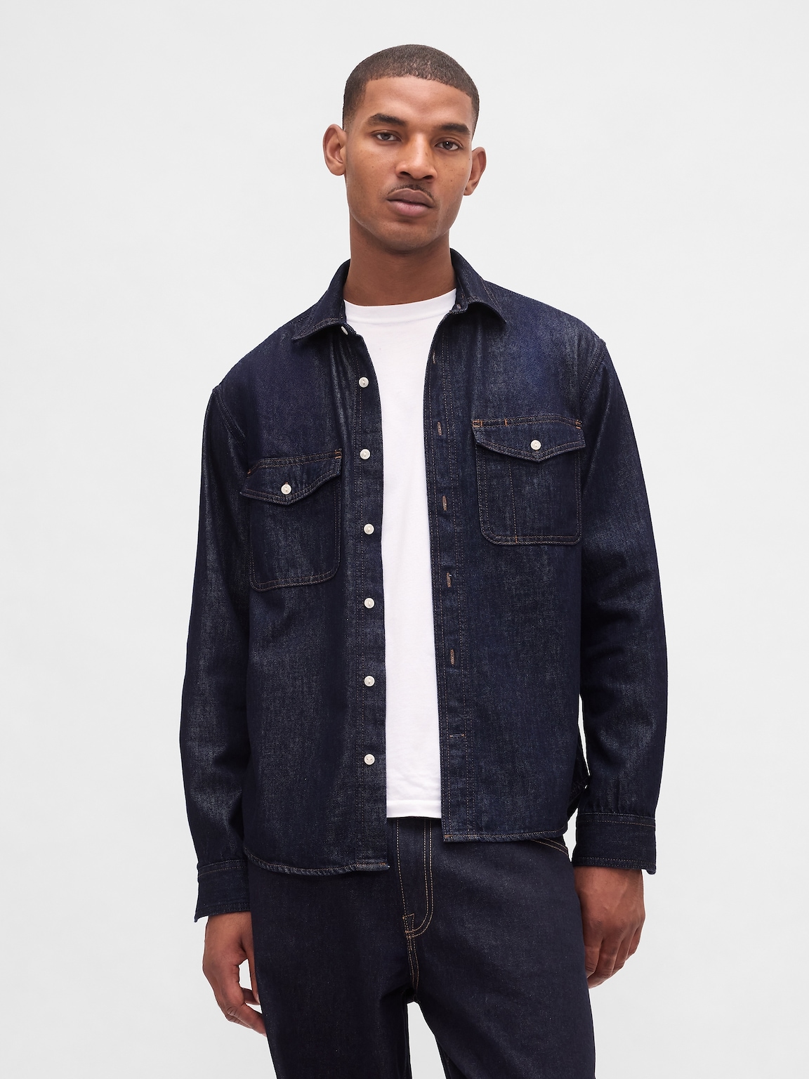 UltraSoft Denim Relaxed Shirt