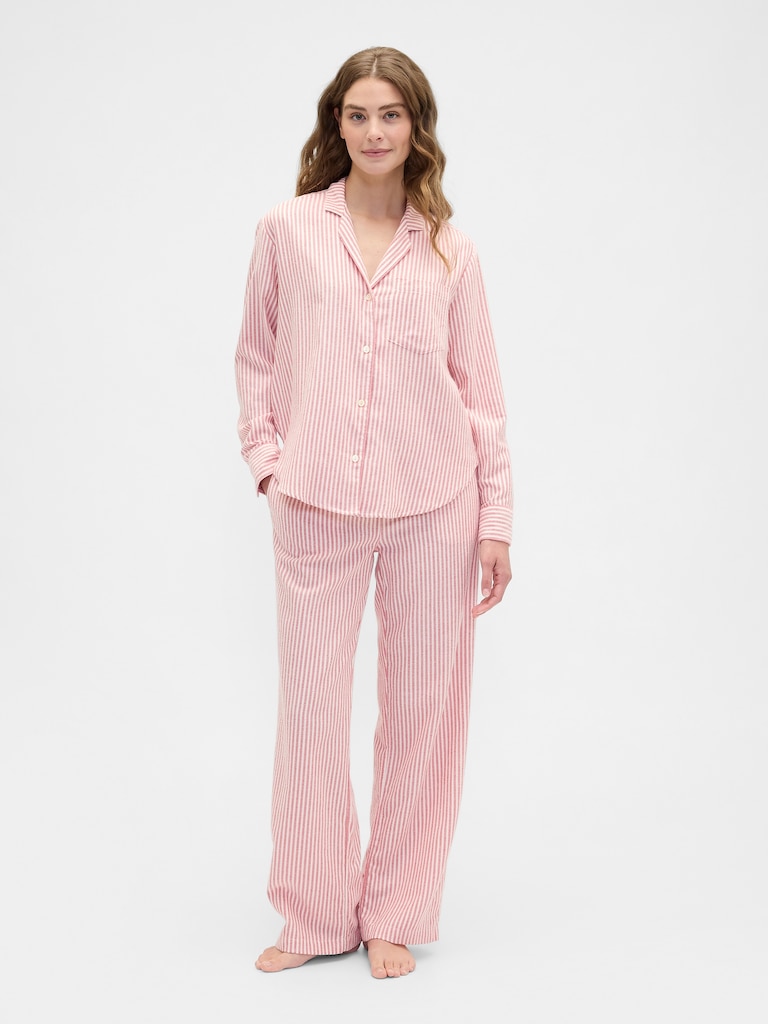 Relaxed Flannel Sleep Shirt