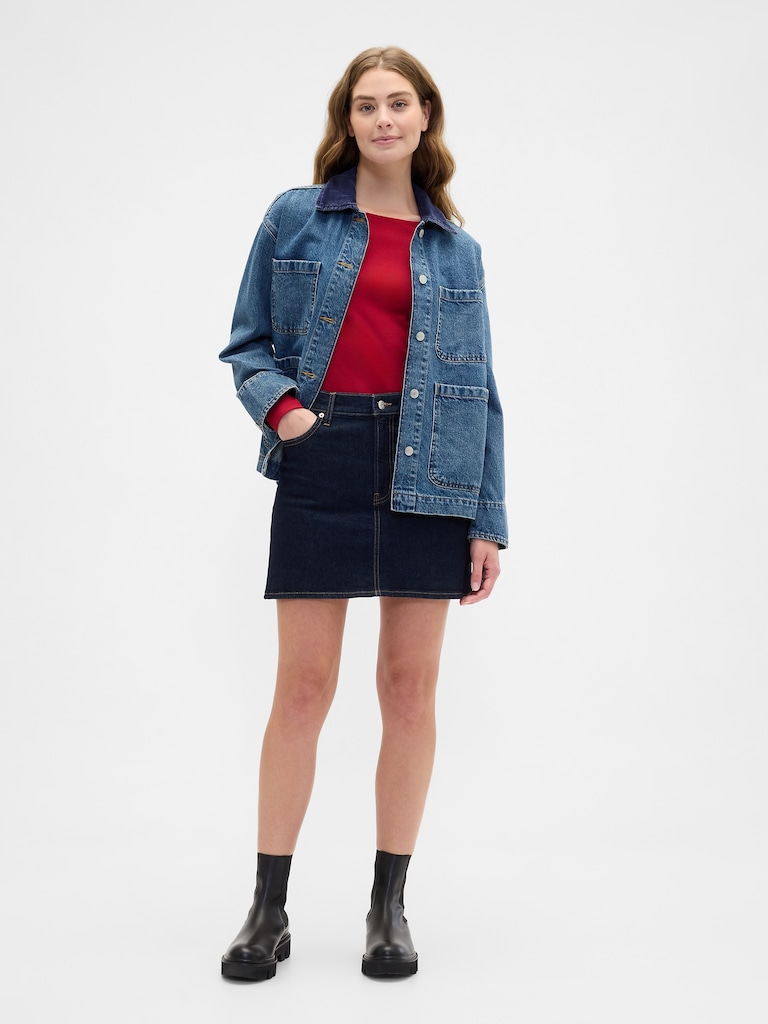 Stretch Jersey Boatneck T-Shirt