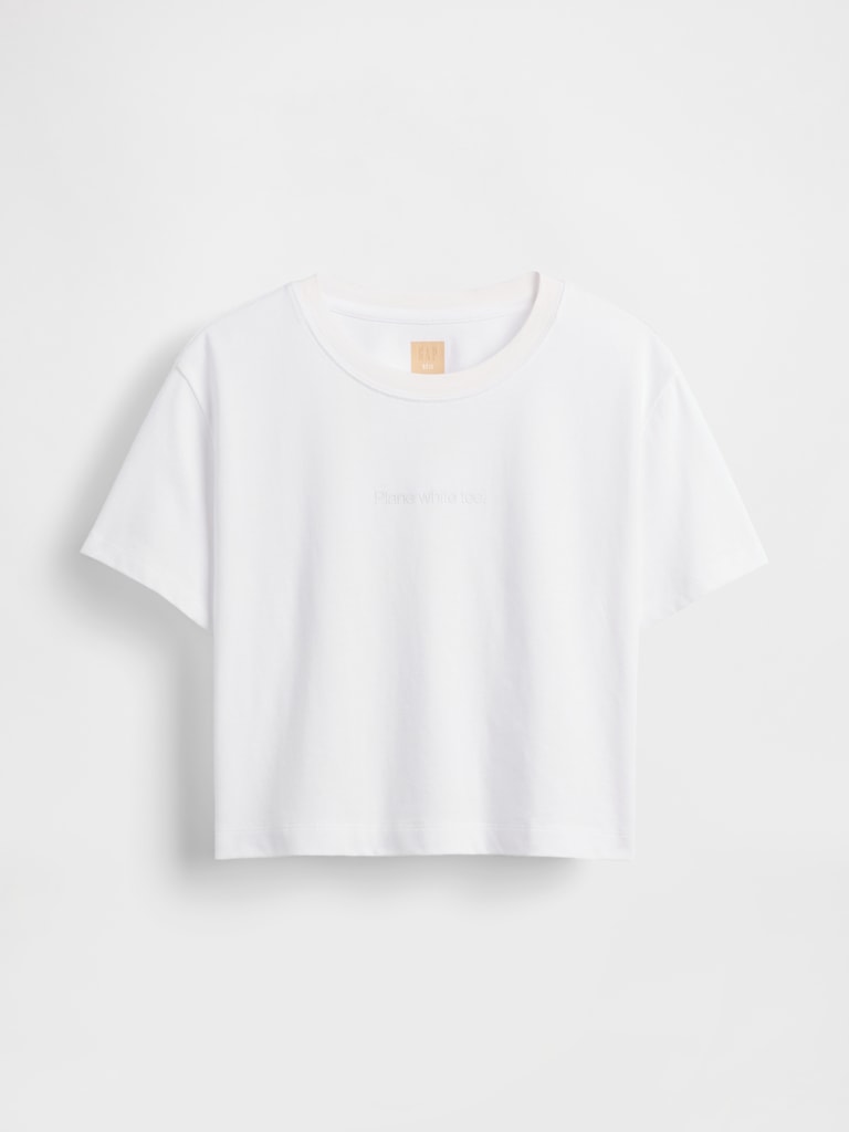 Gap × BÉIS Organic Cotton VintageSoft Crop Graphic T-Shirt