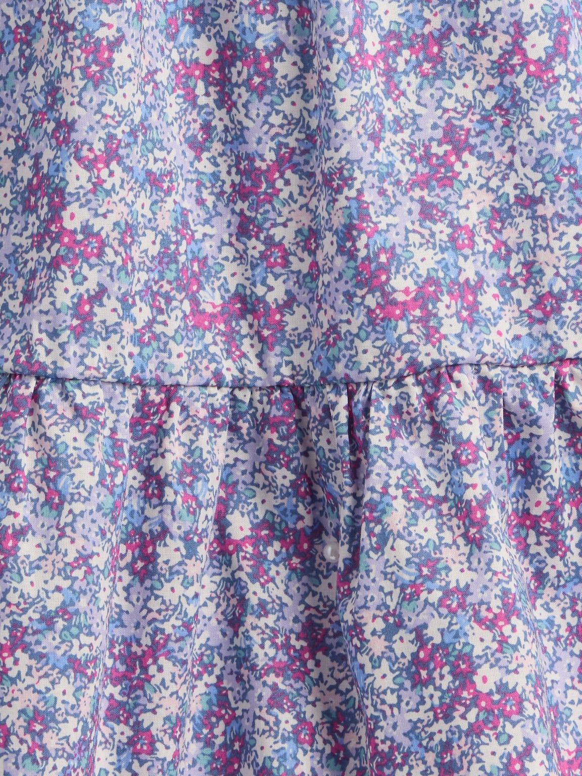 Kids Mixed Media Flounce Dress