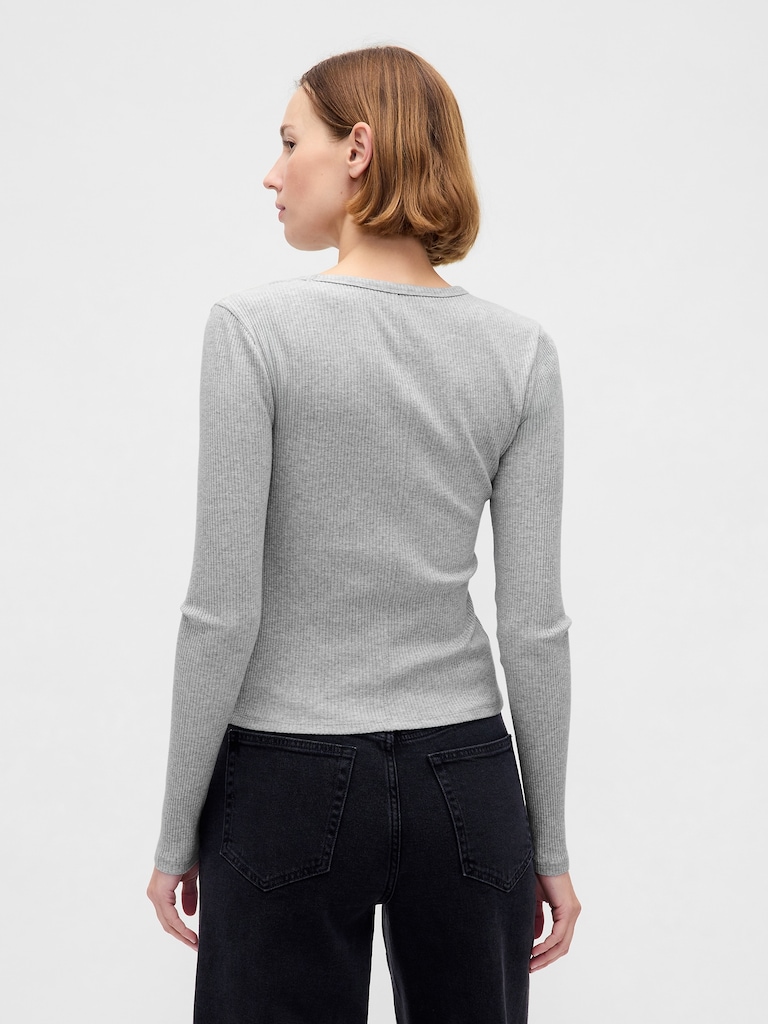 Modern Rib Crop T-Shirt