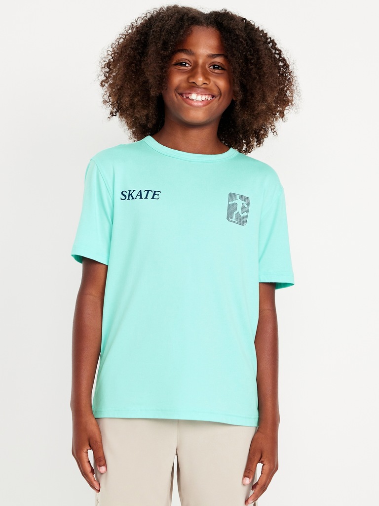 CloudMotion Performance Graphic T-Shirt for Boys