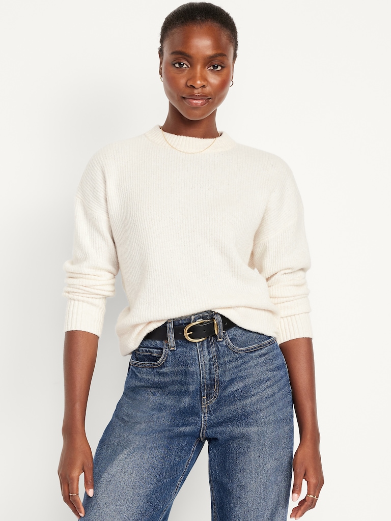 SoSoft Crew-Neck Tunic Sweater