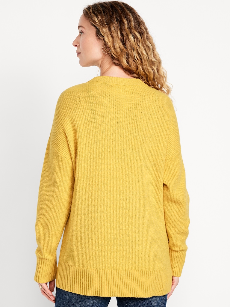 SoSoft Crew-Neck Tunic Sweater