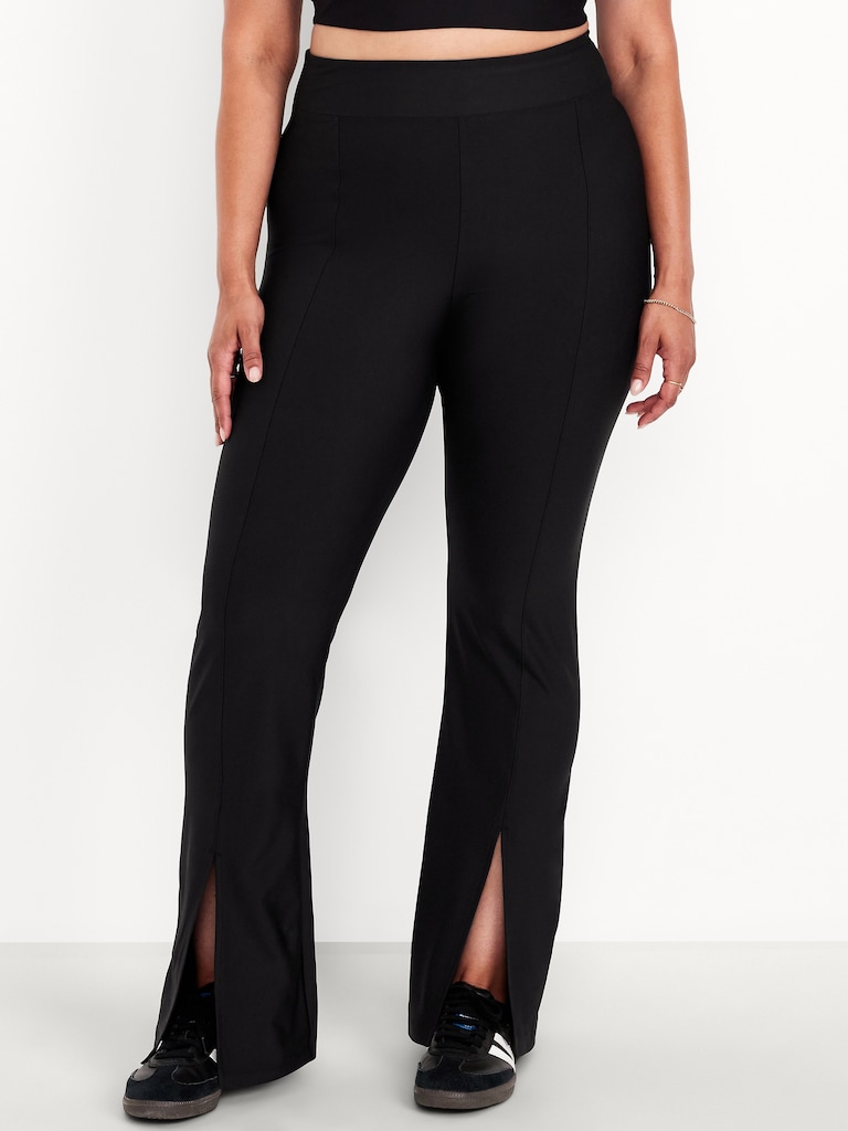 Extra High-Waisted PowerSoft Split-Flare Leggings