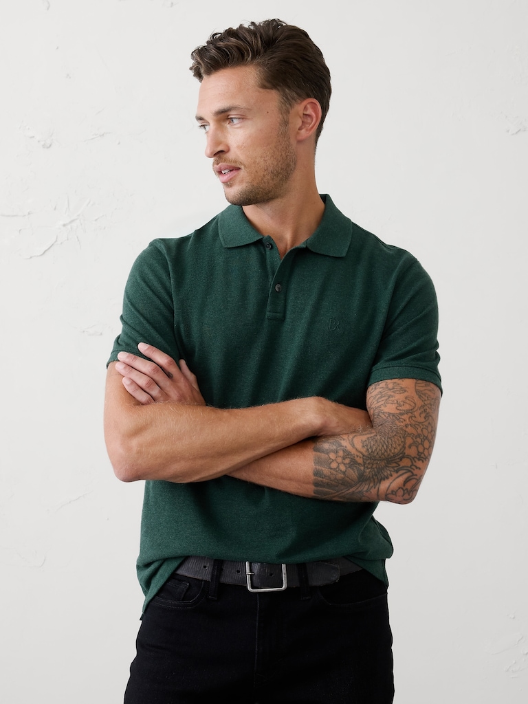 Slim-Fit Pique Polo