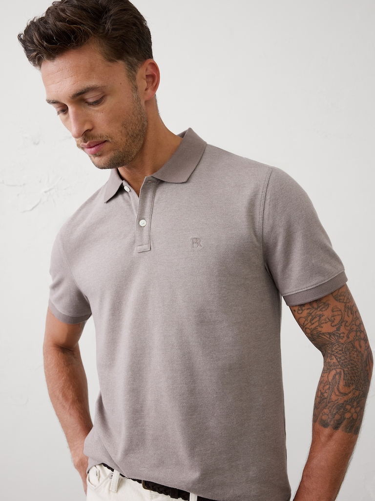 Slim-Fit Pique Polo