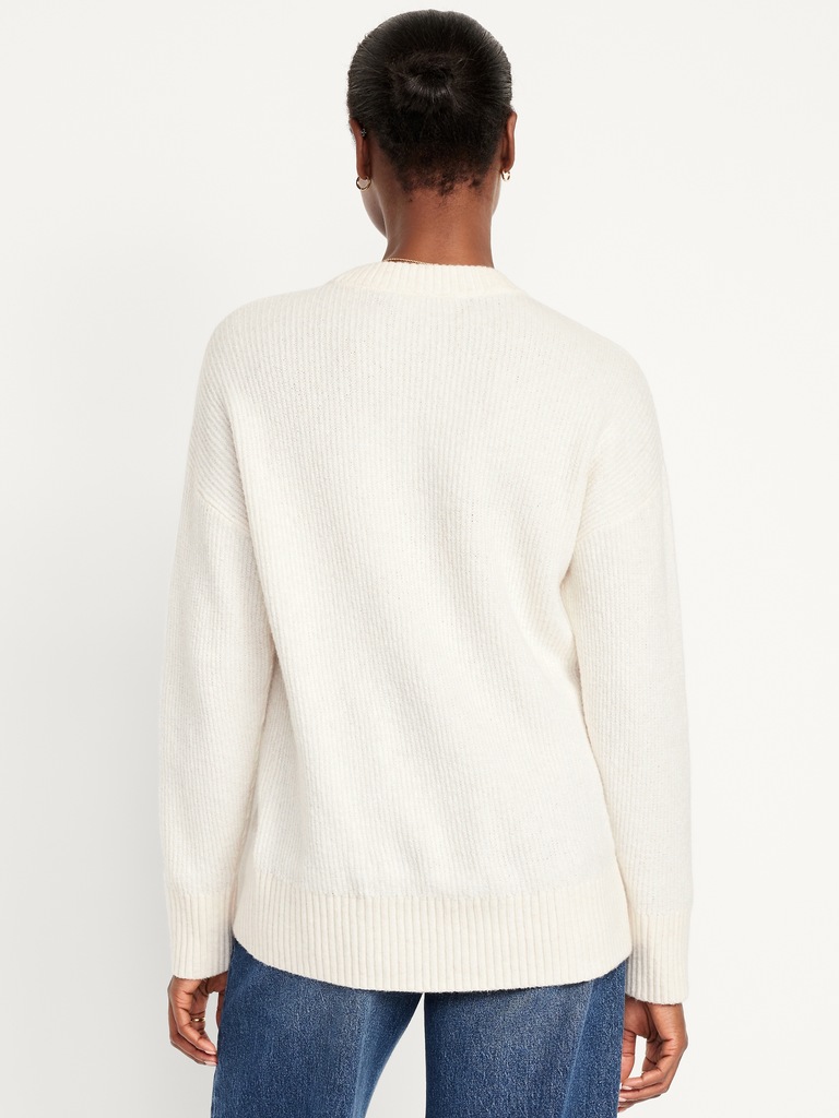 SoSoft Crew-Neck Tunic Sweater