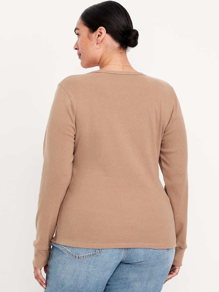 Cozy Snug Crew-Neck Henley