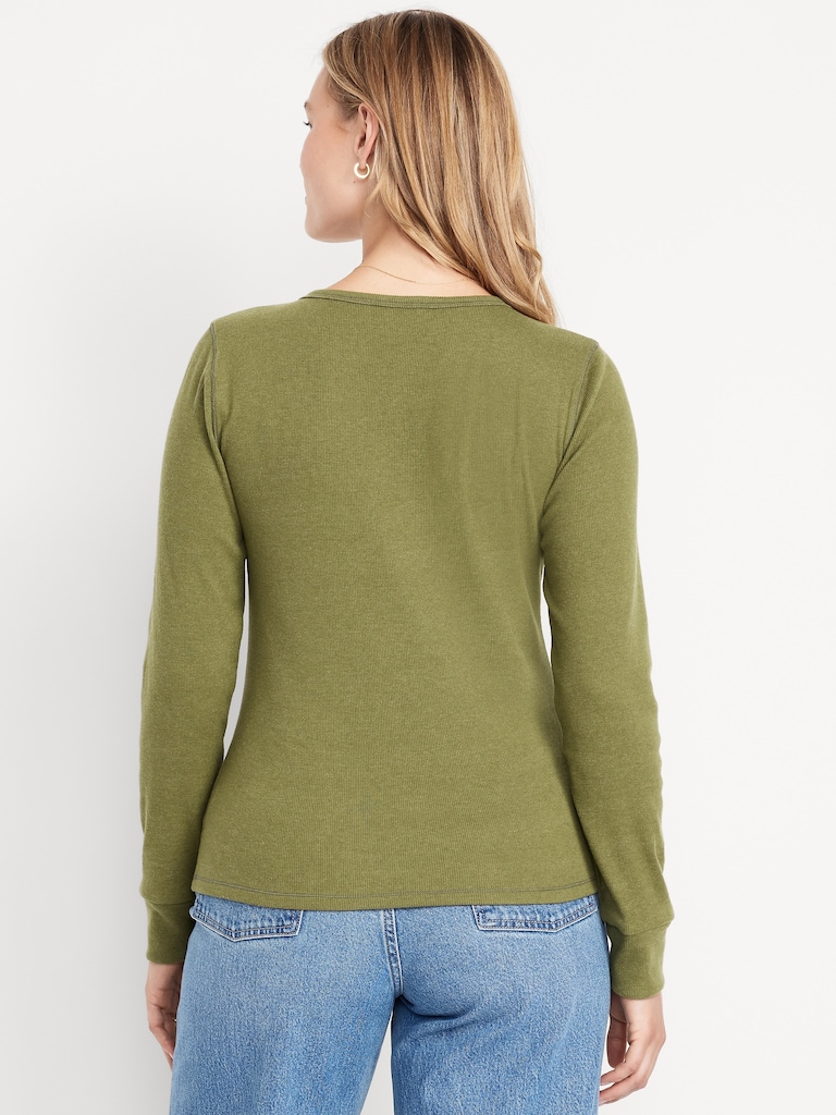 Cozy Snug Crew-Neck Henley