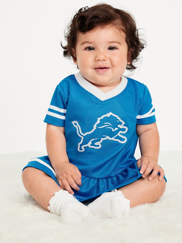 Detroit Lions Graphic Mesh Dress and Shorts Set for Baby